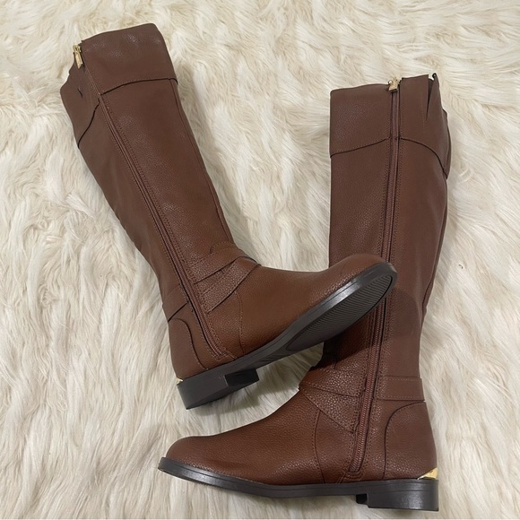 Women’s Kenneth Cole Reaction Women's Wind Riding Brown Boots Size 5 US! - Picture 7 of 12